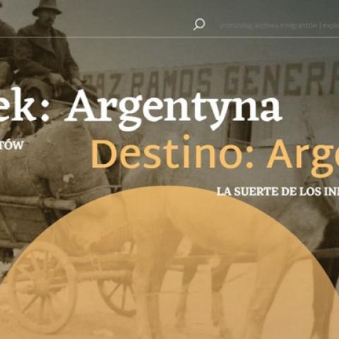 zrzut ekranu portal Kierunek Argentyna